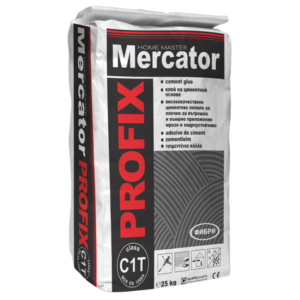 GBC Profix – Циментово лепило за плочки клас С1T с фибри